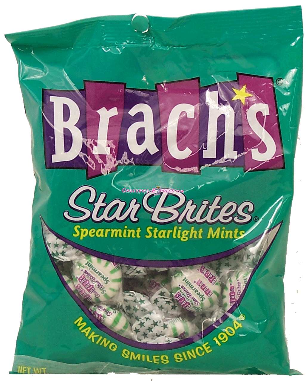 Brach's&nbsp;Star Brites&nbsp;spearmint classic hard candies Full-Size Picture